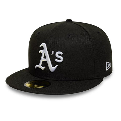 This is a Oakland Athletics MLB Black 59FIFTY Fitted Cap 1