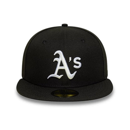 This is a Oakland Athletics MLB Black 59FIFTY Fitted Cap 3