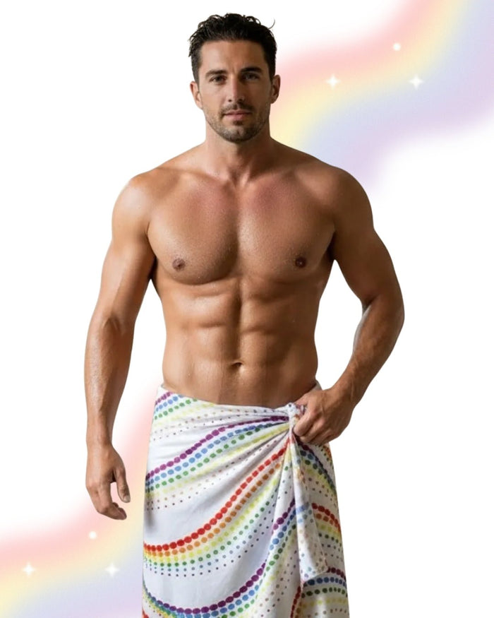 Official HK Pride Rainbow Towel (Dotted Pattern) - | Hong Kong Pride - | MAD Lifestyle