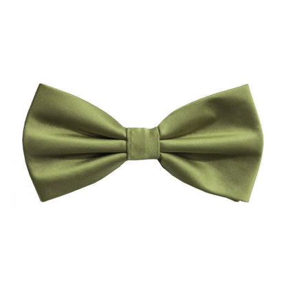 Olive Green Pre-tied Bowtie - KCT Menswear