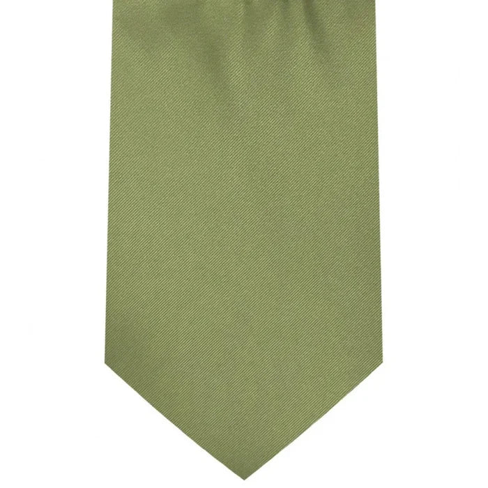 Olive Green Classic 3.25 inch Tie - KCT Menswear