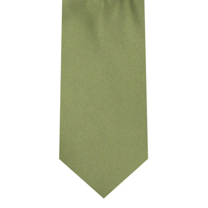 Olive Green Skinny 2.75 inch Tie - KCT Menswear