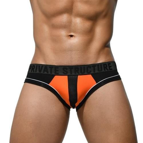 Platinum Modal Mini Brief - Vibrant Orange - | Private Structure - | MAD Lifestyle