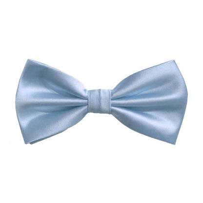 Powder Blue Pre-tied Bowtie - KCT Menswear
