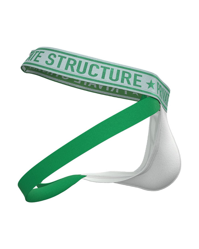Pride Limited Jock Strap - Pure White - | Private Structure - | MAD Lifestyle