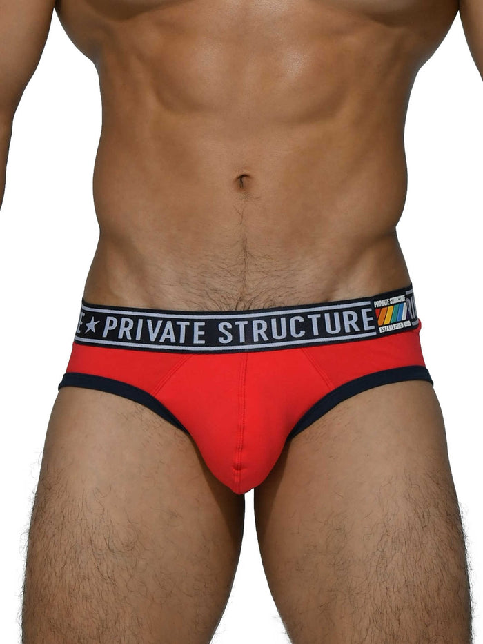 Pride Mini Brief - Kissie Red - | Private Structure - | MAD Lifestyle