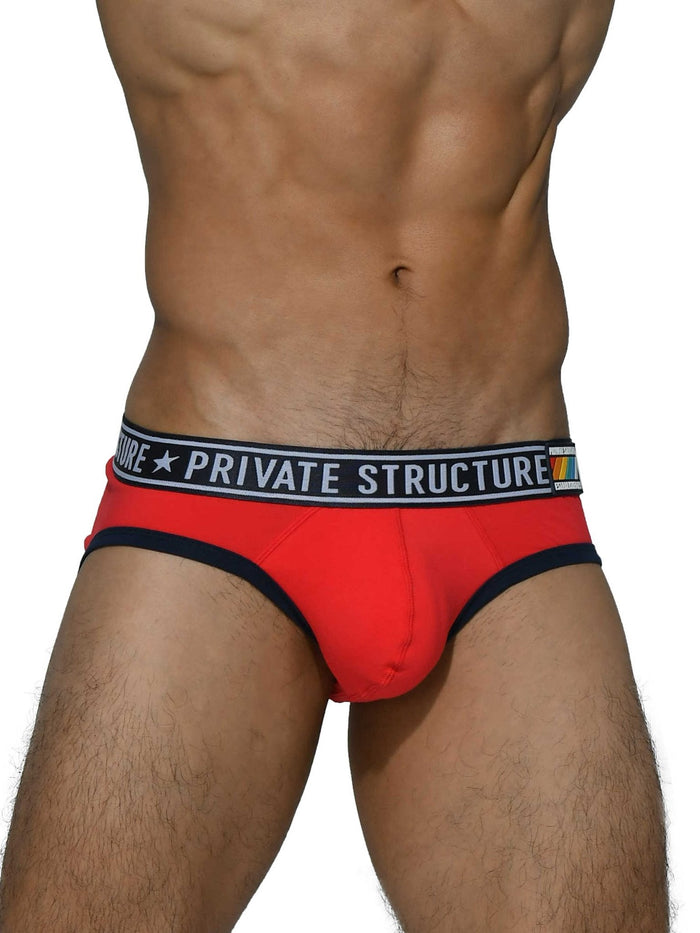Pride Mini Brief - Kissie Red - | Private Structure - | MAD Lifestyle
