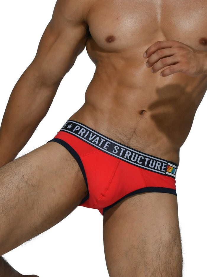 Pride Mini Brief - Kissie Red - | Private Structure - | MAD Lifestyle