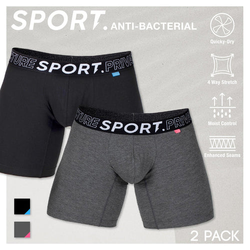 PS Sport Boxer Brief Underwear - 2 Pack - | Private Structure - | MAD Lifestyle
