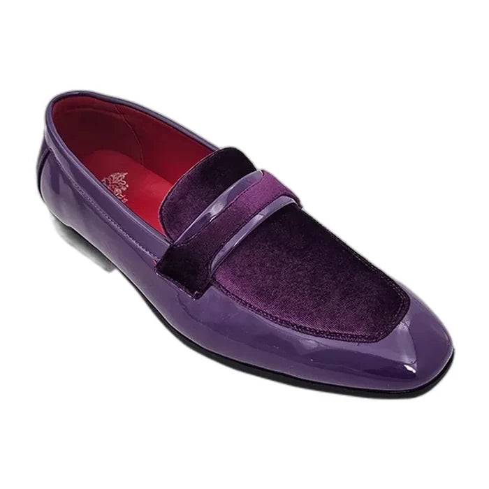 RB-109 Purple velvet dress loafer for men – KCT Menswear