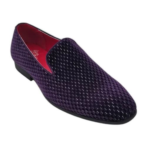 RB-105 Purple velvet dress loafer for men – KCT Menswear