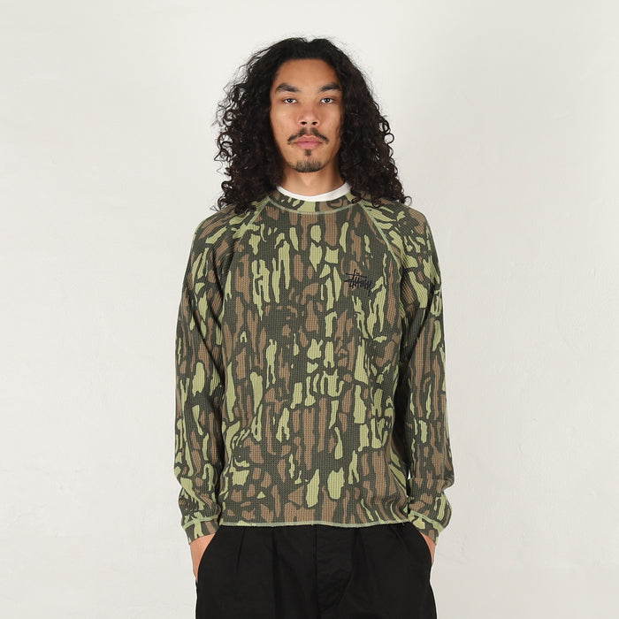 Raglan Thermal Basic Stock - Tree Bark Camo