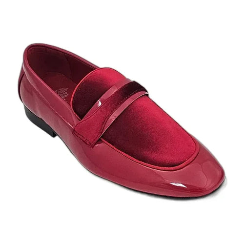 RB-109 Red velvet dress loafer for men – KCT Menswear