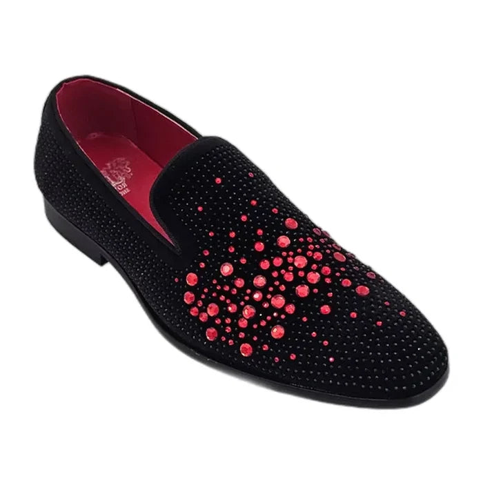 RB-104 Red velvet dress loafer for men – KCT Menswear