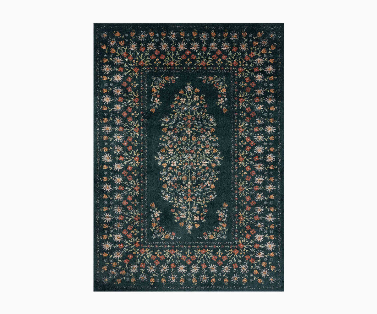 Laurel Eleanor Power Loomed Rug - Navy