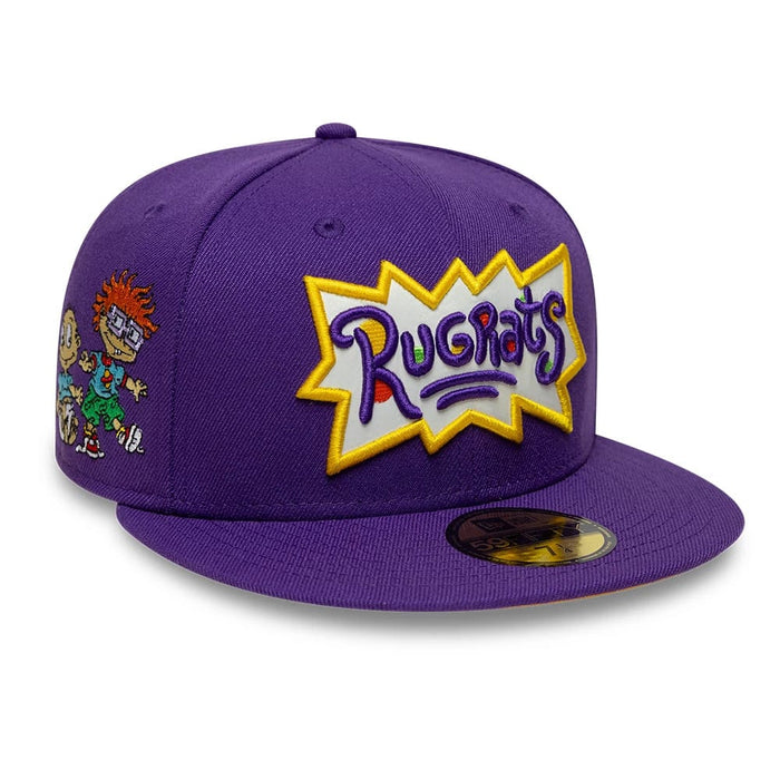 Pictured is this Nickelodeon Rugrats 59FIFTY Fitted cap in purple. 1