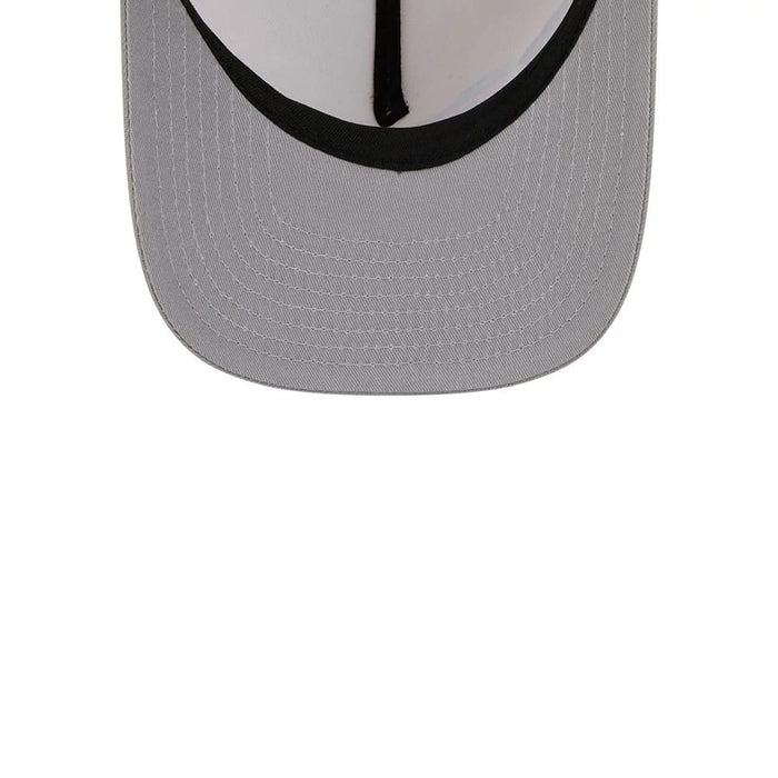 Pictured is this NBA Hardwood Classic San Antonio Spurs 9FIFTY A-Frame Snapback cap in grey. 2
