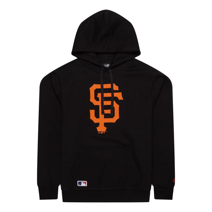 The Male model is wearing San Francisco Giants MLB Regular Black Pullover Hoodie 1