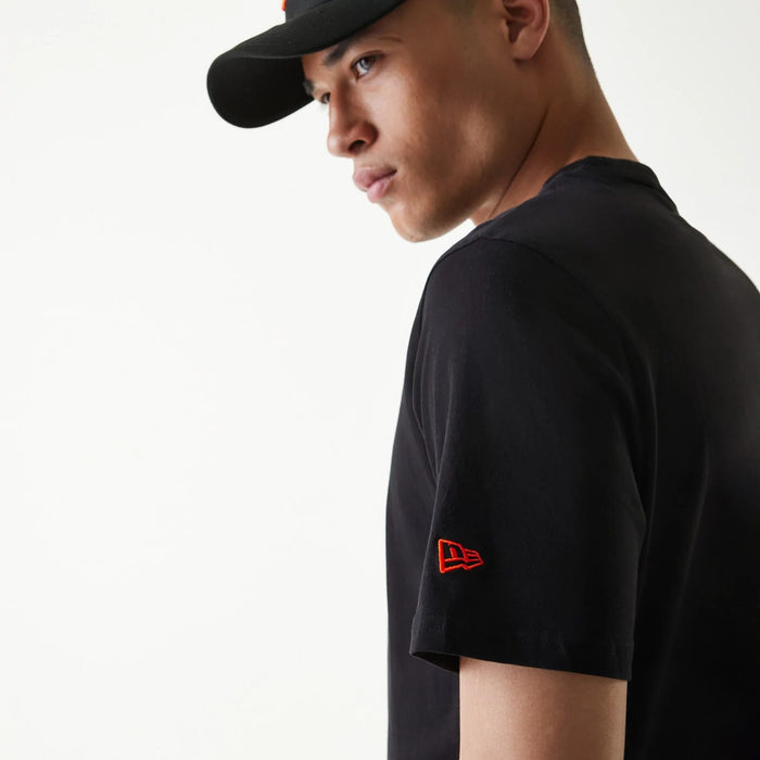 The Male model is wearing San Francisco Giants MLB Regular Black T-Shirt 5