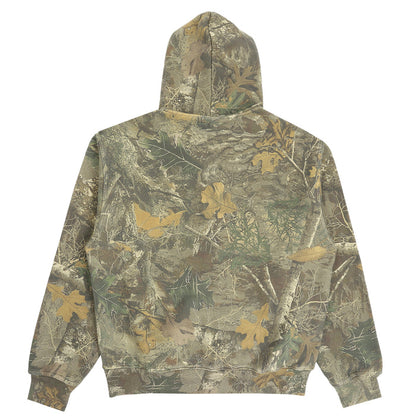 Script Zip Hooded Sweater - Tree Camo