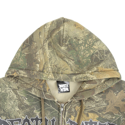 Script Zip Hooded Sweater - Tree Camo