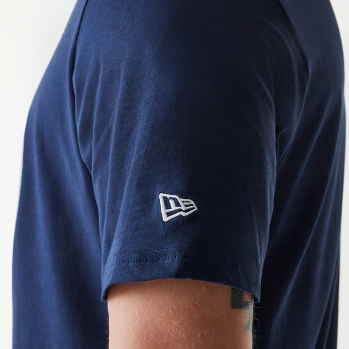 The Male model is wearing Seattle Mariners MLB Regular Dark Blue T-Shirt 6