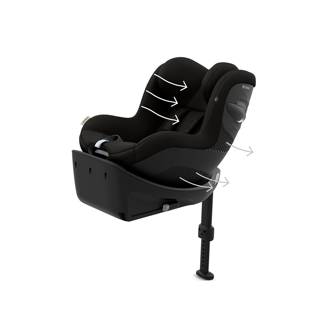 CYBEX Sirona Gi i-Size Car Seat - Magic Black