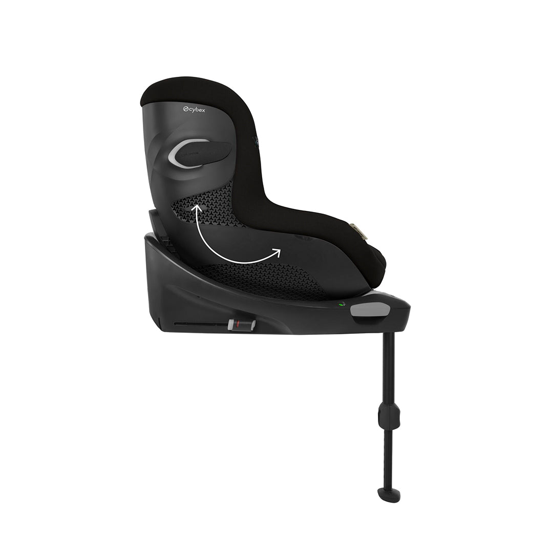 CYBEX Sirona Gi i-Size Plus Car Seat - Moon Black
