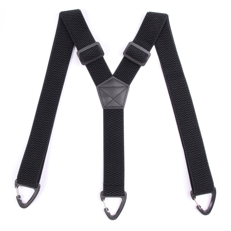 🧵 Men's X-Back Braces with Swivel Hook Clips — Heavy Duty Adjustable Elastic Suspenders for Work & Formal Wear