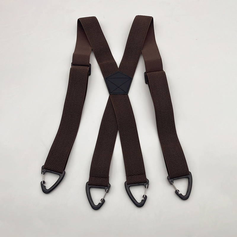🧵 Men's X-Back Braces with Swivel Hook Clips — Heavy Duty Adjustable Elastic Suspenders for Work & Formal Wear