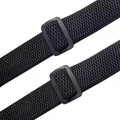 🧵 Men's X-Back Braces with Swivel Hook Clips — Heavy Duty Adjustable Elastic Suspenders for Work & Formal Wear
