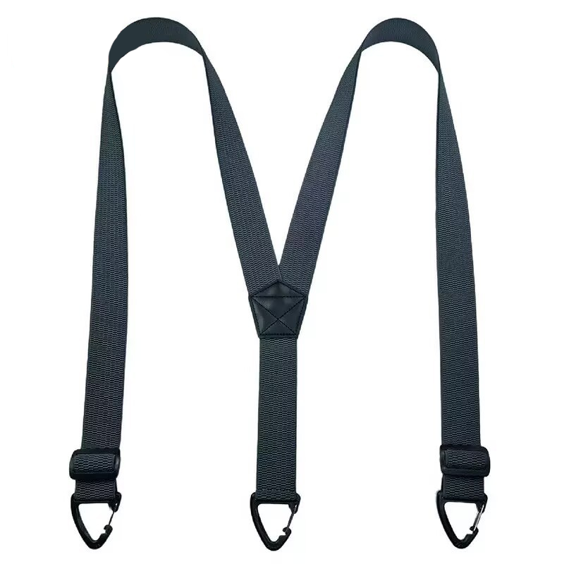 🧵 Men's X-Back Braces with Swivel Hook Clips — Heavy Duty Adjustable Elastic Suspenders for Work & Formal Wear