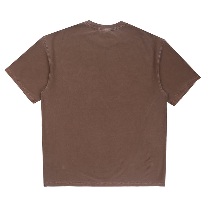 S/S Loose Pocket T-Shirt-Tobacco garment dyed