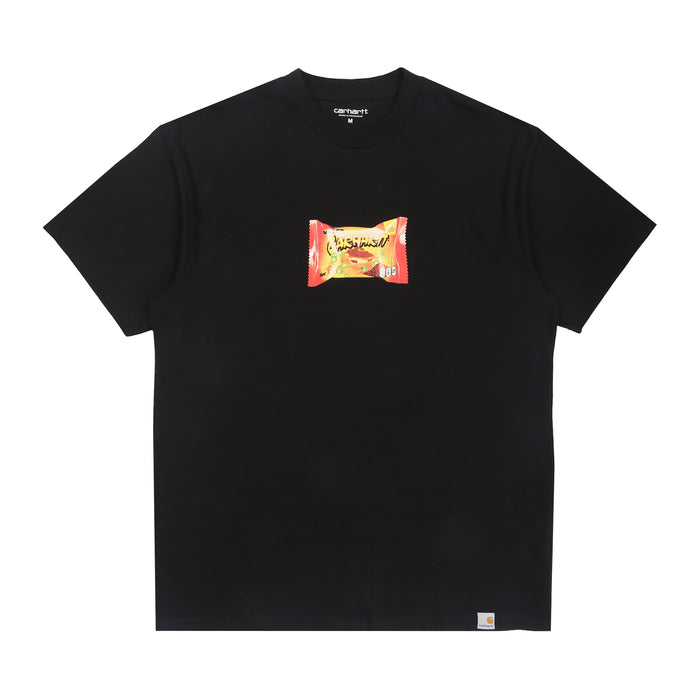 S/S Road Side Snack T-Shirt-Black