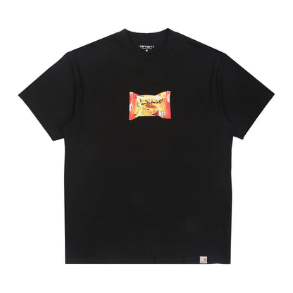 S/S Road Side Snack T-Shirt-Black