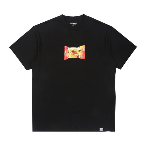 S/S Road Side Snack T-Shirt-Black