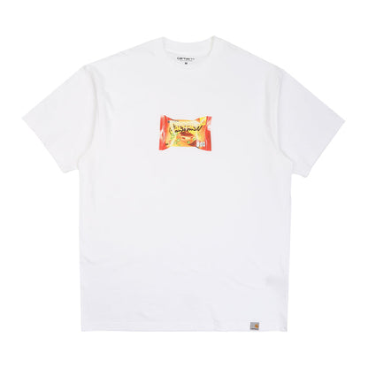 S/S Road Side Snack T-Shirt-White