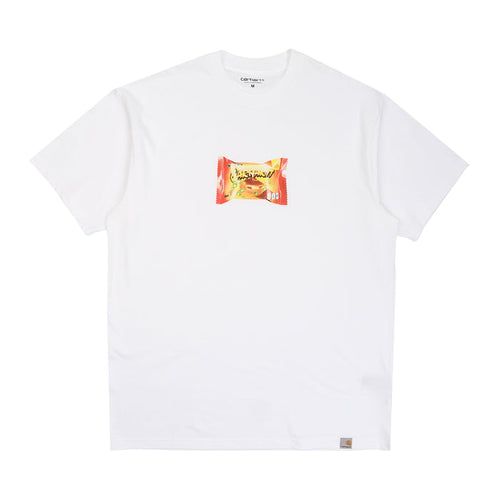S/S Road Side Snack T-Shirt-White