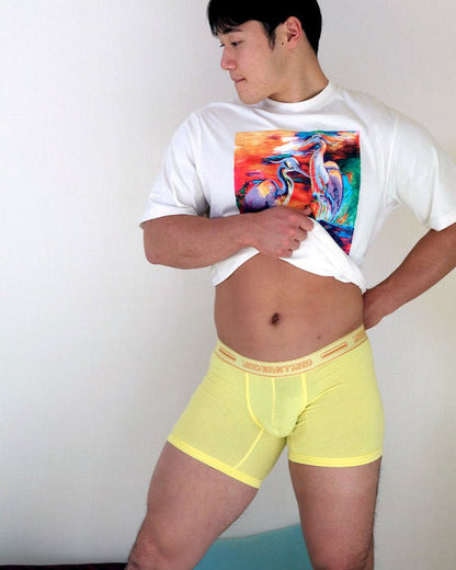 STAMPED Boxer Brief (Long) - Nasturtium Yellow - | UNDERSTAND - | MAD Lifestyle