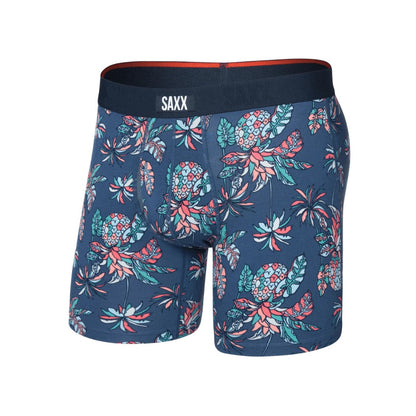 SAXX - VIBE XTRA SUPER SOFT BOXER BRIEF | PINEAPPLE TROPIC-INDIGO