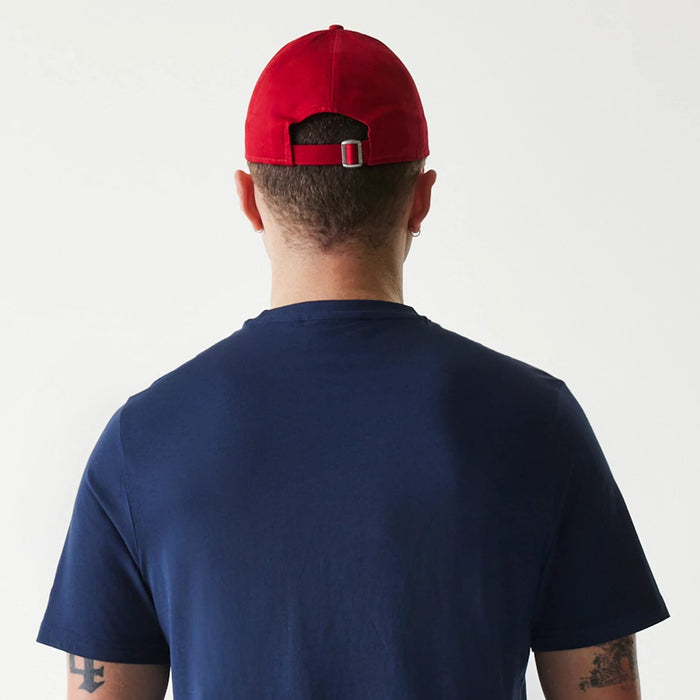 The Male model is wearing Texas Rangers MLB Regular Dark Blue T-Shirt 7