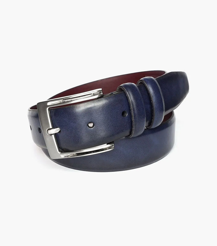 The Baron – Double Strap Dress Belt in Navy – KCT Menswear