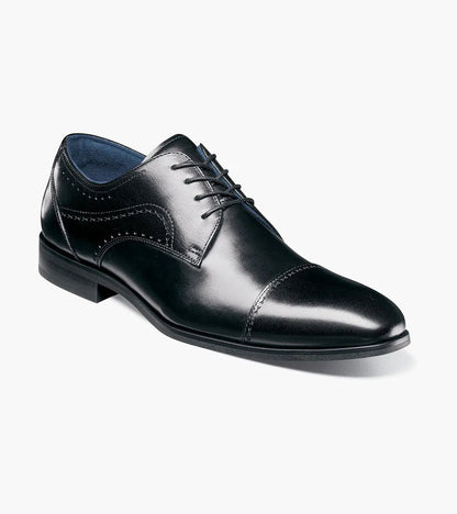 The Bryant – Black | Cap Toe Oxford – KCT Menswear