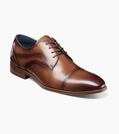 The Bryant – Tan | Cap Toe Oxford – KCT Menswear