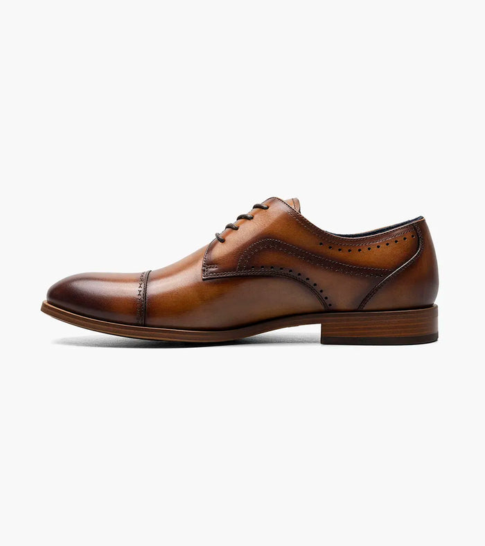The Bryant – Tan | Cap Toe Oxford – view 7 – KCT Menswear