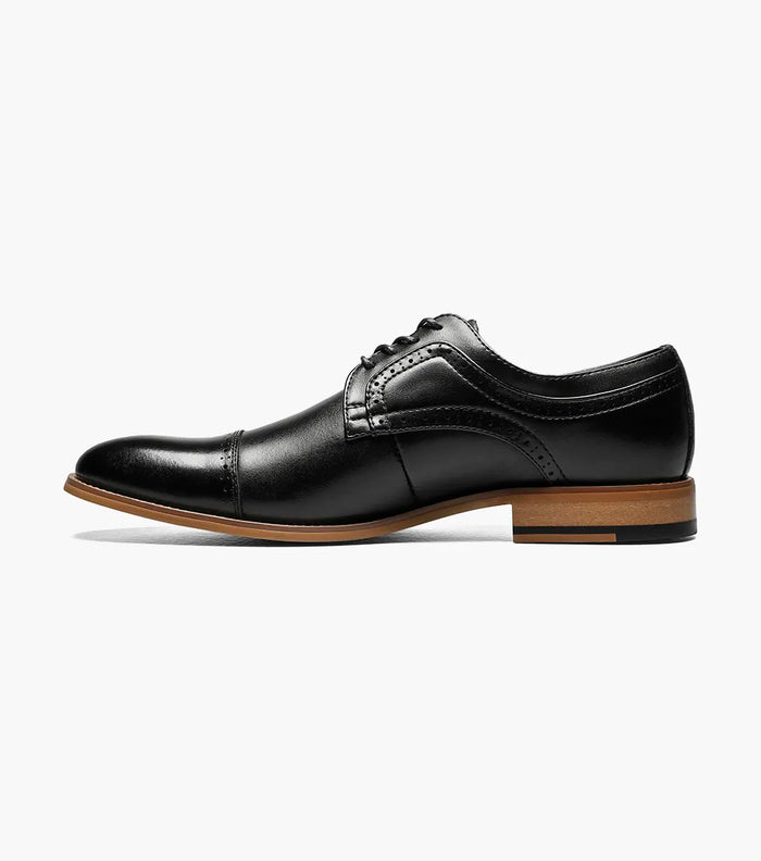 The Dickinson – Black | Cap Toe Oxford – view 5 – KCT Menswear