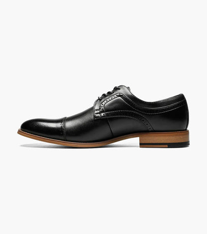The Dickinson – Black | Cap Toe Oxford – view 5 – KCT Menswear