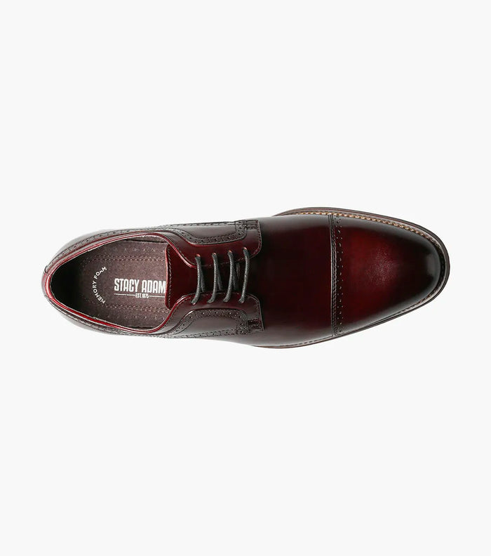 The Dickinson – Burgundy | Cap Toe Oxford – view 4 – KCT Menswear