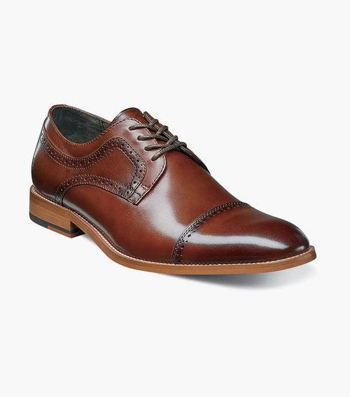 The Dickinson – Cognac | Cap Toe Oxford – KCT Menswear