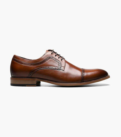 The Dickinson – Cognac | Cap Toe Oxford – view 2 – KCT Menswear